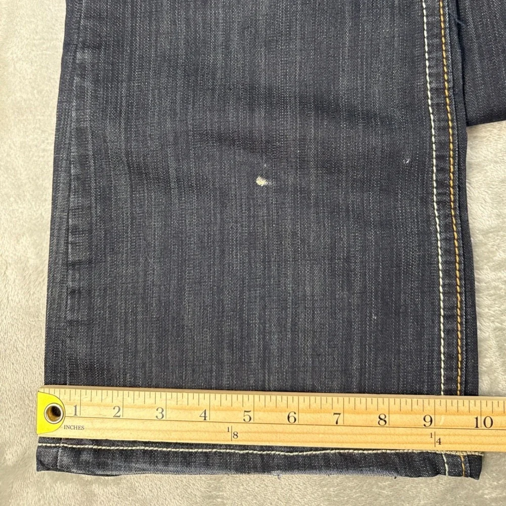 Antique Rivet Reece Bootcut Jeans Venice Dark Wash Studded Embellished Size 38